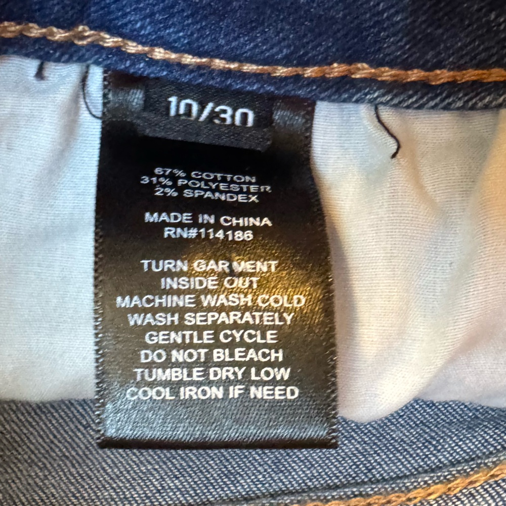 Classic 5 Pocket Denim FRYE Jean, Sz 10 / 30, Like New! - Picture 9 of 12